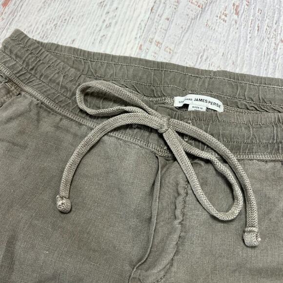 James Perse Tailored 100% Linen Pants WOMENS 1 WAIST 29 Gray MADE IN USA - Picture 7 of 11